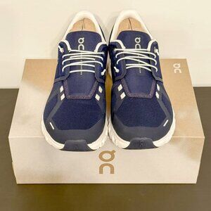 Men's On Cloud 6 Sneakers 10.5 Midnight Blue / White